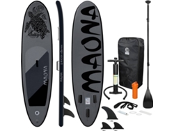 Tabla hinchable de paddle surf SUP Maona ECD 308 x 78 x 10 cm de PVC color negro