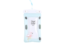 Funda impermeable flotante táctica transparente para teléfono con pantalla