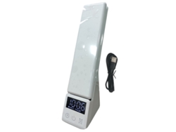 Lámpara De Escritorio Led Con Carga Inalámbrica, Protección Ocular, Plegable, Multifuncional, Blanca, Para Oficina Y Dormitorio.