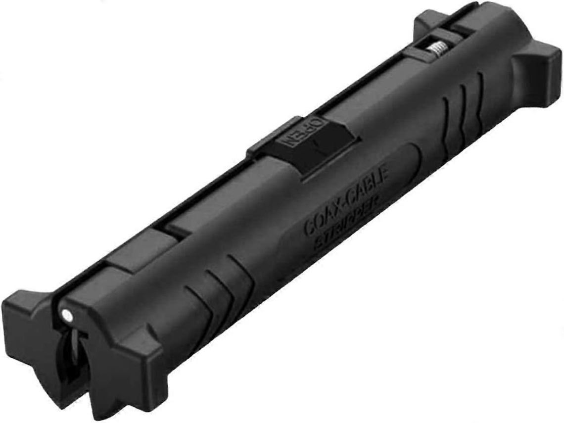 Herramienta De Pelado De Cables Manual Rápido Precisión Alta Multifuncional Para Cables Coaxiales Color Negro