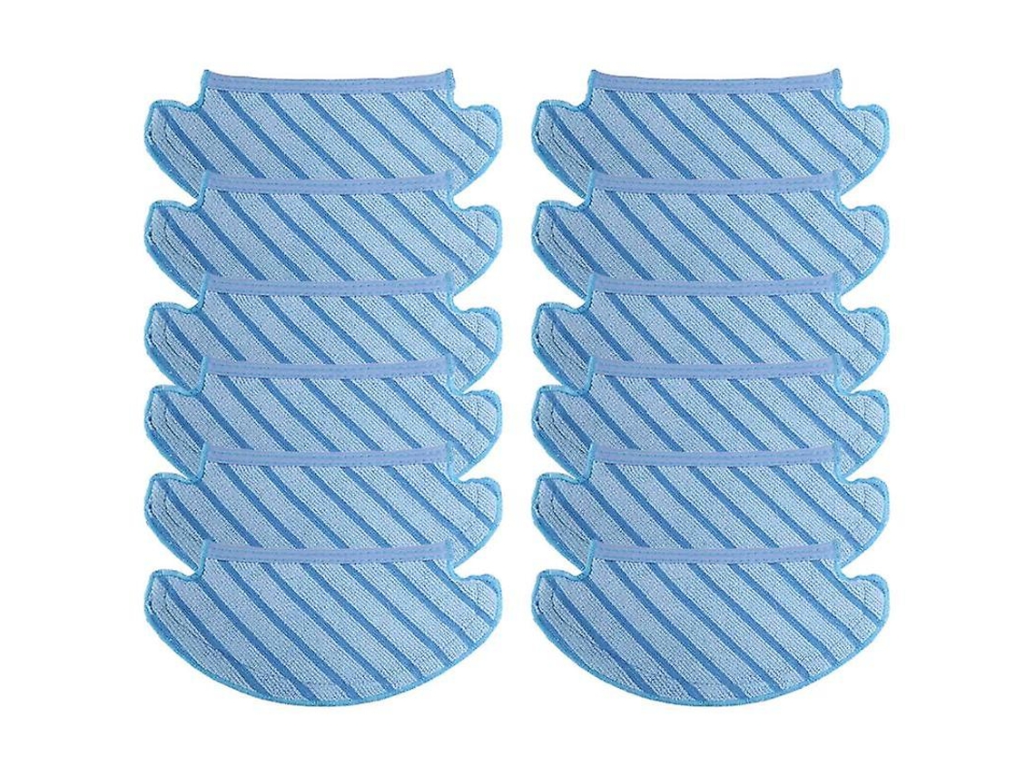Acessórios de Aspirador 12 almohadillas de repuesto para mopa para Deebot Ozmo T8 / T8 / T8+/ T9/ T9+/ N8/ N8 Pro/ N