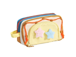 Estuche portátil multicapa para lápices, bonito – 1 pieza, amarillo Hexinyigjly