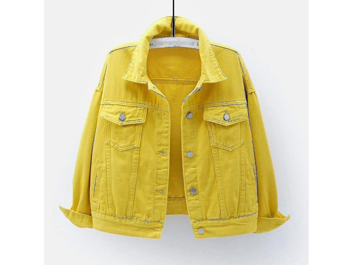 2026-chaqueta Vaquera De Manga Larga Para Mujer Abrigo De Otoño Invierno Talla S-xxxl Material Poliéster
