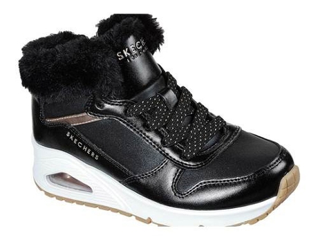 Zapatillas Deportivas Uno Cozy On Air SKECHERS Niños (Negro - Material Sintético - 30)
