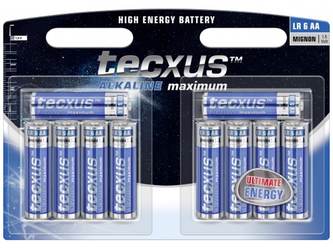 Pilas alcalinas TECXUS AA