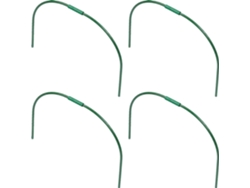 Juego De 4 Arcos De Jardín Para Macizos De Flores Elevados De 40x42 Cm.