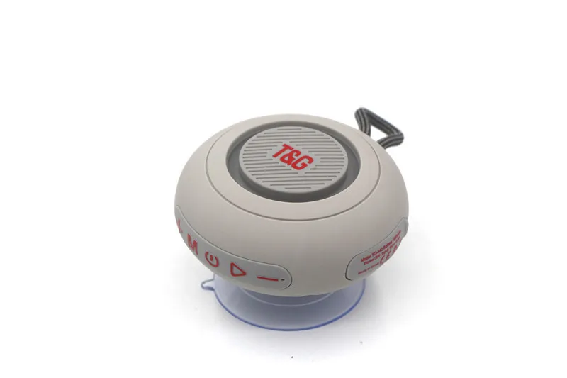 (tg442 Gris) Altavoz Bluetooth Para Baño, Subwoofer Inalámbrico, Mini Altavoz Bluetooth Para Exteriores