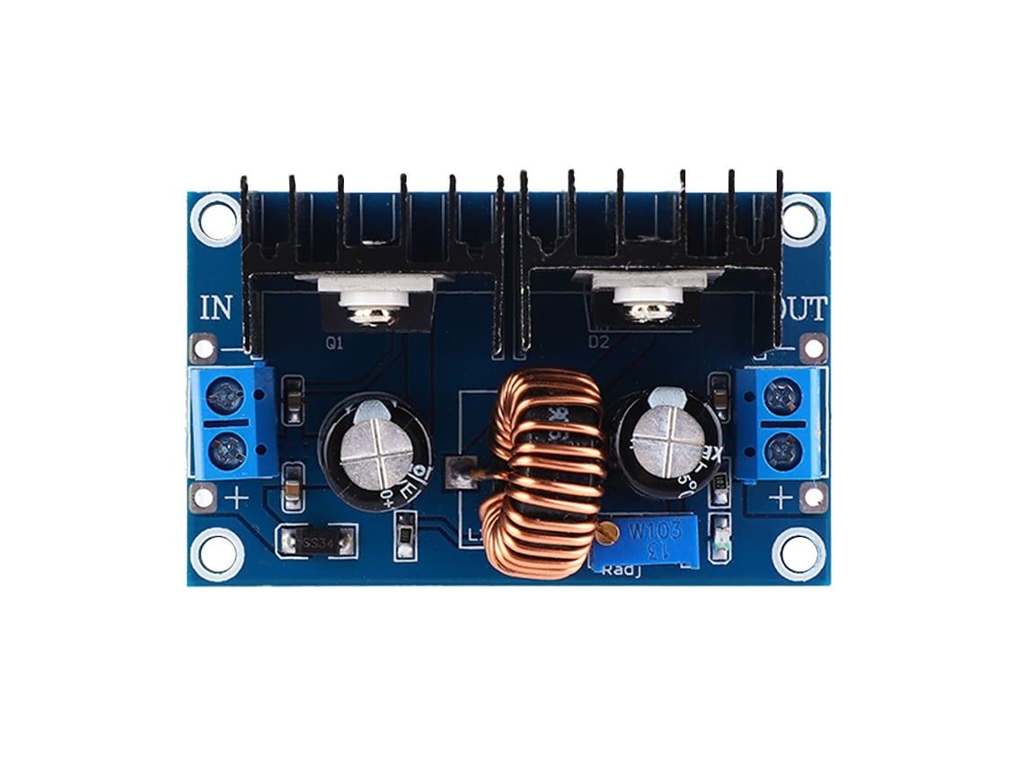 Veloriskku-módulo De Potência Regulável Step-down Dc Xl4016 8a 180khz Sem Display Digital