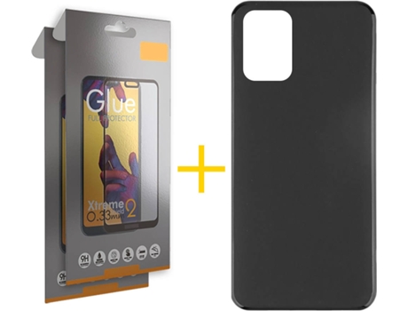 Kit Funda + 2 Protectores de Pantalla Xiaomi Redmi 10 ACCETEL Full (Negro)