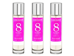 3x Perfume de Mujer Nº8 150ml CARAVAN