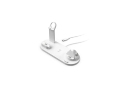 Estación de Carga Usb Carga Inalámbrica Type-C Lightning GOEIK Blanco