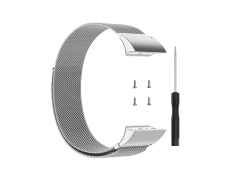 Correa Smartwatch para Garmin Forerunner 35/30 Milanesa (Plata)