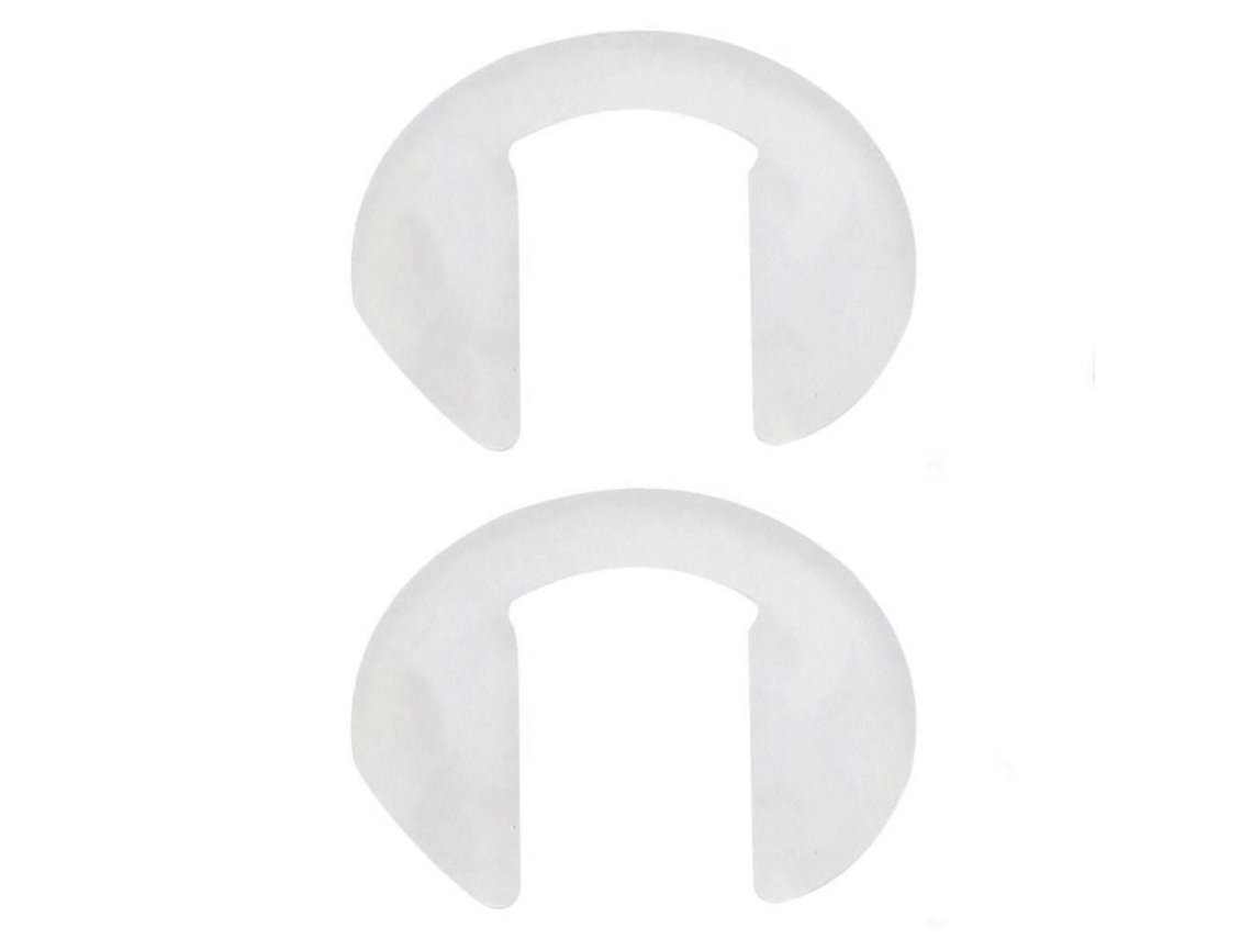 Almohadillas nasales de silicona transparente en forma de U, estilo coreano, soporte para gafas, gancho para la oreja GOKOCO