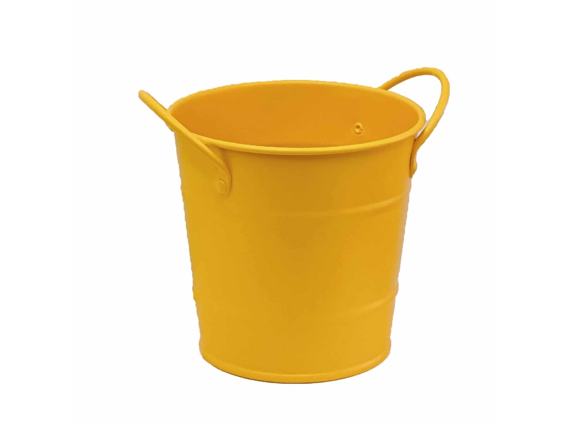 Portalápices Y Bolígrafos De Mesa Iron Art, Cubo Multifuncional, Soporte Para Pinceles Amarillo