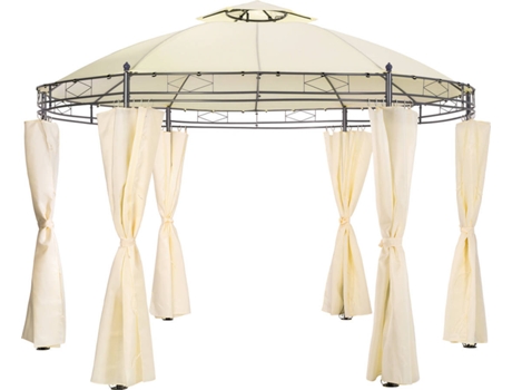 Pérgola TECTAKE Siana (Beige - Poliéster - 350x280 cm)