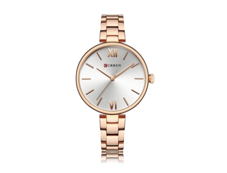 Relojes de Moda para Mujer Reloj Impermeable de Cuarzo con Correa de Acero Inoxidable para Mujer-Color 8 LUUCOZK