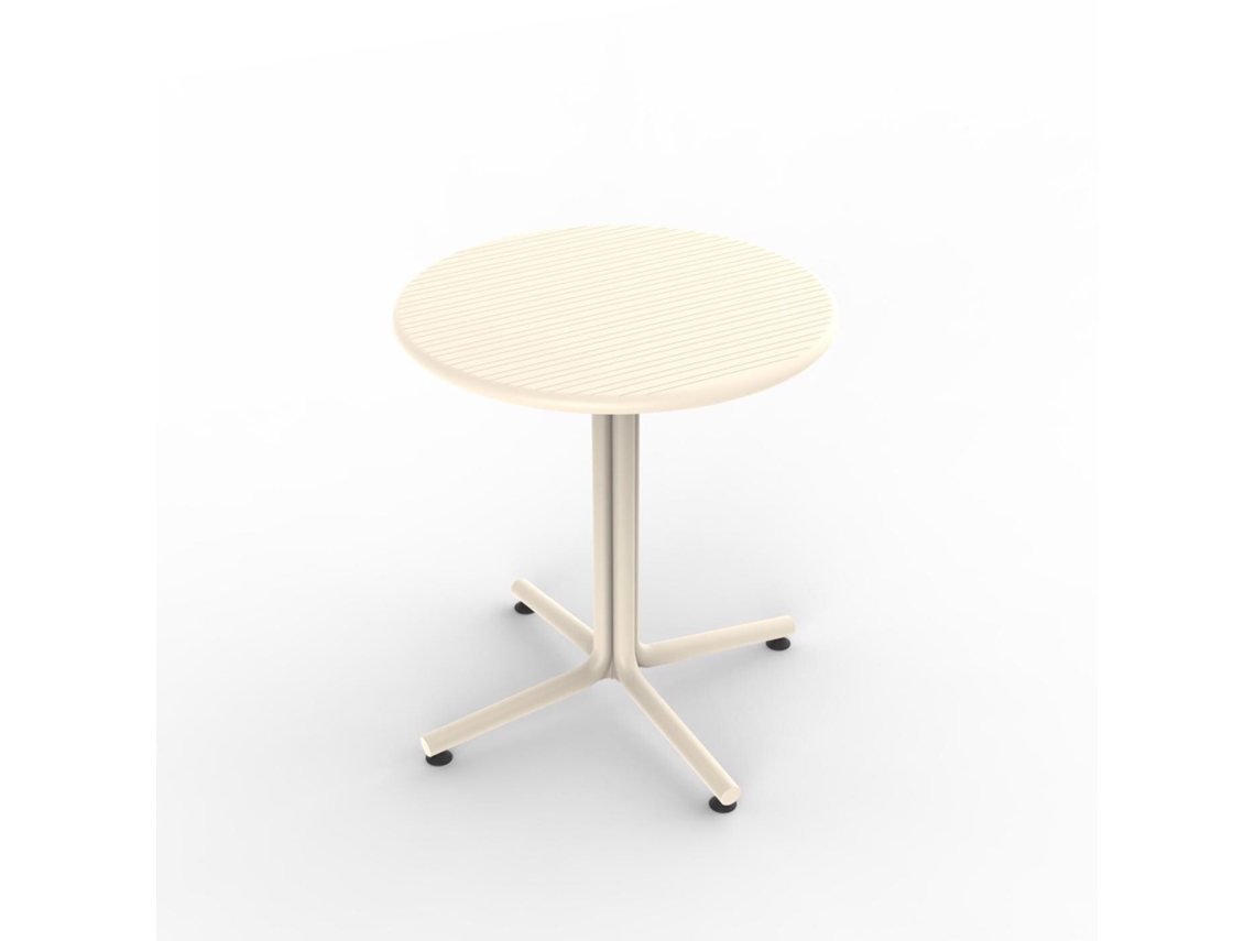 RESOL BINI Mesa Redonda Interior Exterior Ø70 Marfil