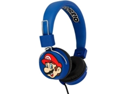 Mario Luigi Premium Azul Auriculares plegables con cable