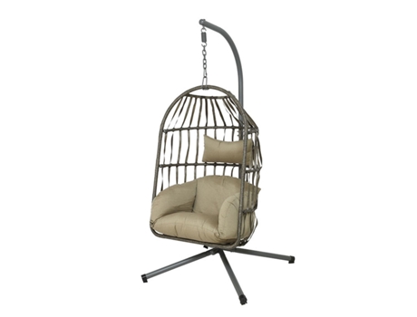Silla de Jardín Decoris nido 840880 Hierro Mimbre