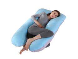 Almohada Para Embarazadas, Almohada En U Desmontable Y Lavable, Gran Cojín De Espalda
