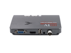 Receptor de Sintonizador de Tv Dvb-T Dvb-T2 T/T2 Tv Box Vga Av Cvbs 1080P Hdmi Digital Hd Receptor de Satélite para Monitores Lcd/Crt