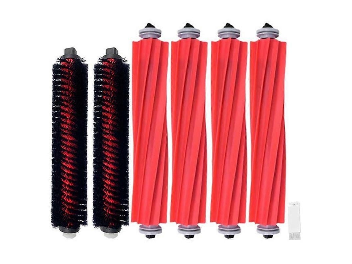 Cepillo De Limpieza Giratorio Para Roborock S7 Maxv Ultra S7 Pro Ultra G10 G10s Pro - 4 Cepillos Principales + 2 Cepillos Giratorios