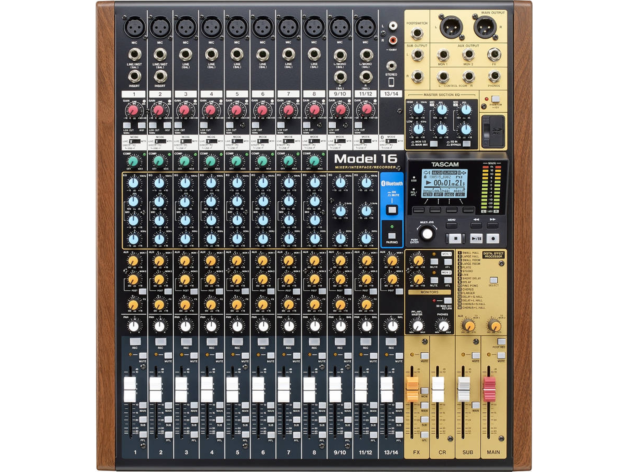 Controlador TASCAM MODEL-16