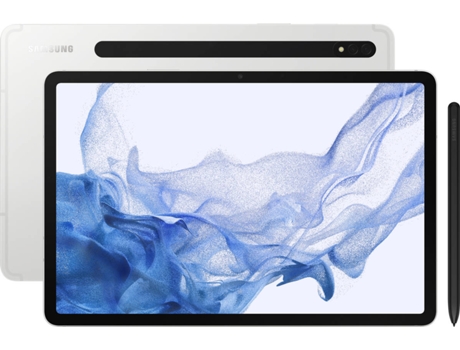 Tablet SAMSUNG Galaxy Tab S8 (11'' - 128 GB - 8 GB RAM - Wi-Fi - Plata)