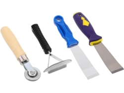 Kit De Reparación De Neumáticos De 4 Piezas Con Raspadores De Plástico Y Metal.
