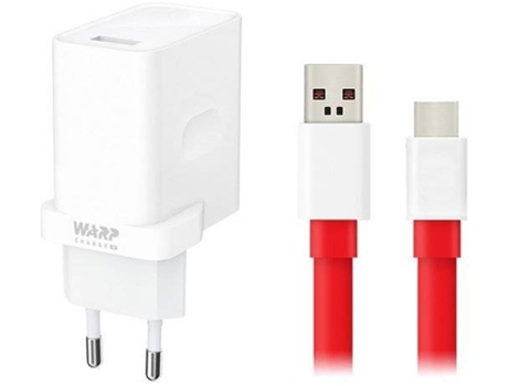 Cargador De Pared Oneplus (6A - Usb - Tipo C - Rojo)