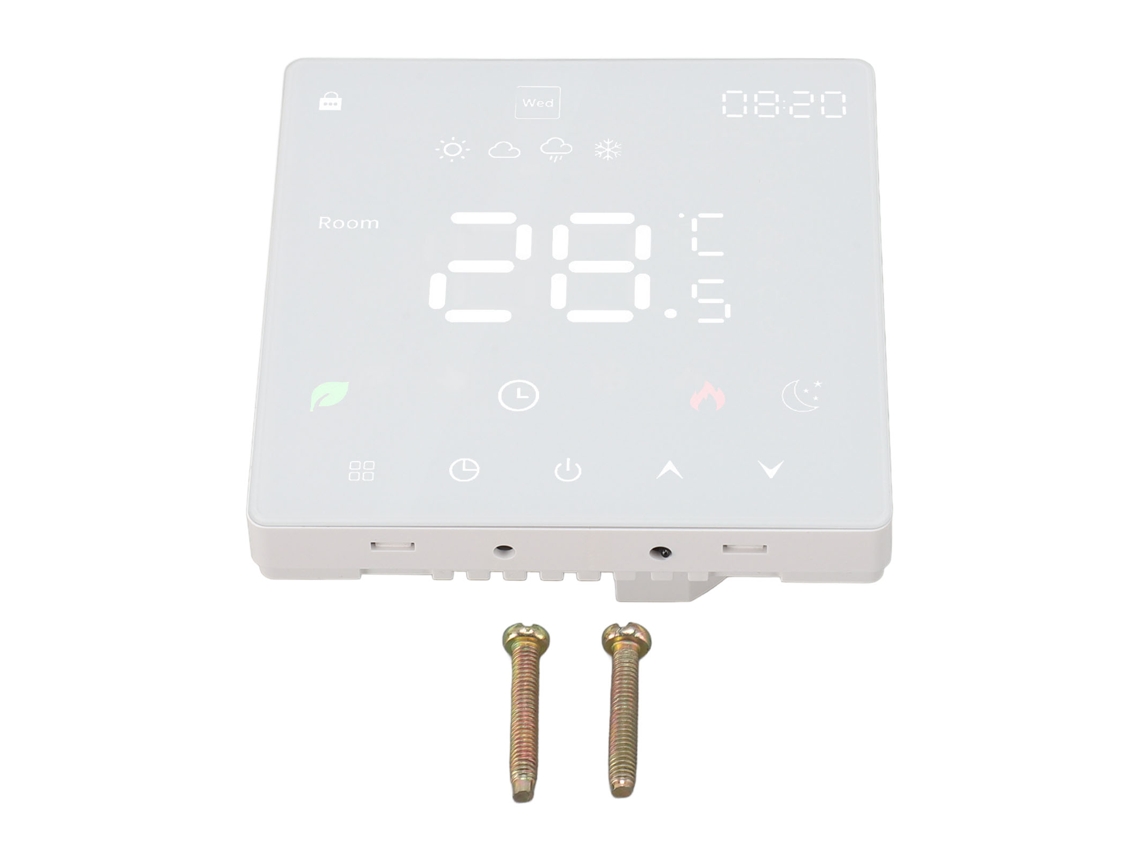 Termostato eléctrico inteligente para suelo con pantalla táctil, interruptor de control de temperatura CA 90-240V