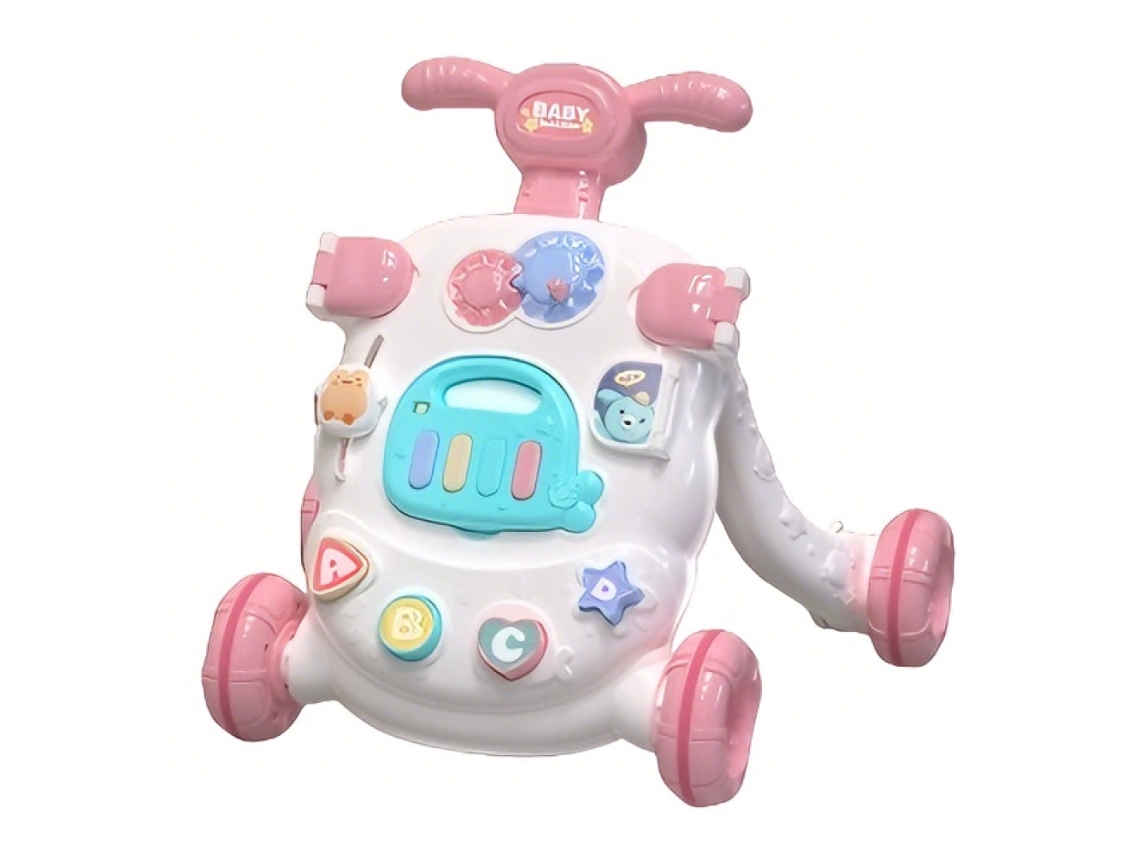 Andador convertible para bebé con depósito de agua, color rosa Sstrwgood