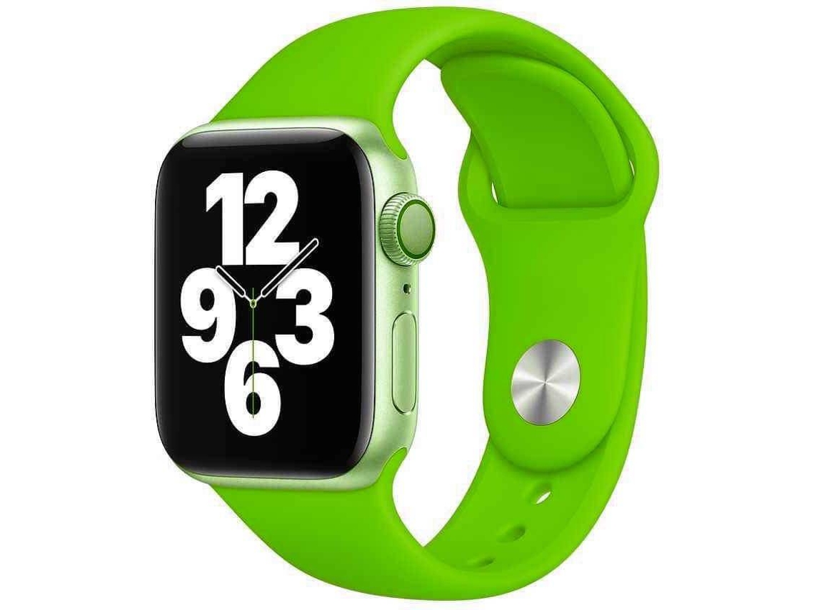 De Dios Grabar llave inglesa Brazalete Apple Watch Series 4 PHONECARE SmoothSilicone Verde