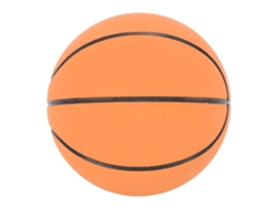 Pelota De Baloncesto Pequeña Interactiva De Goma Para Mascotas, Portátil Para Aliviar El Estrés, Marrón.