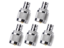 Adaptador de cable coaxial PL259 UHF macho a BNC hembra