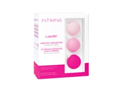 Estimulador Set de Ejercitadores Laselle Intimina (3 Pesas para El Suelo Pélvico Femenino - 28G, 38G, 48G)