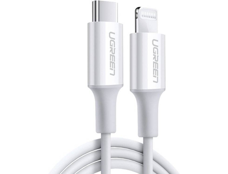 Cable UGREEN (Lightning - 1m - Blanco)
