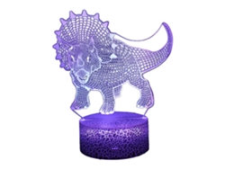 Serie Dinossauro Luz Noturna 3D - Racha Colorida 16 Núcleos - Lc-1829 JEIIBRZUI