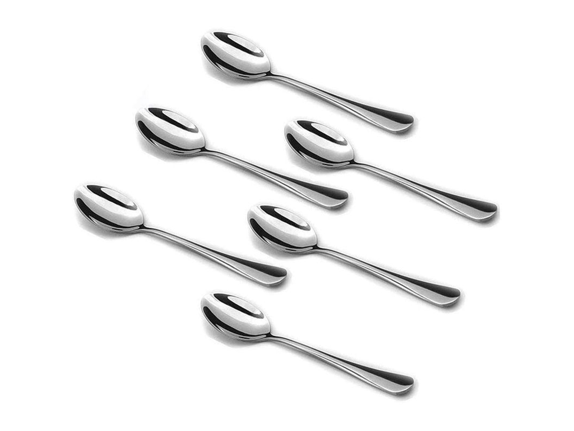 Cucharas De Café Espresso, Cucharas Pequeñas De Acero Inoxidable, 13,2 Cm, Juego De 6 Para Postres