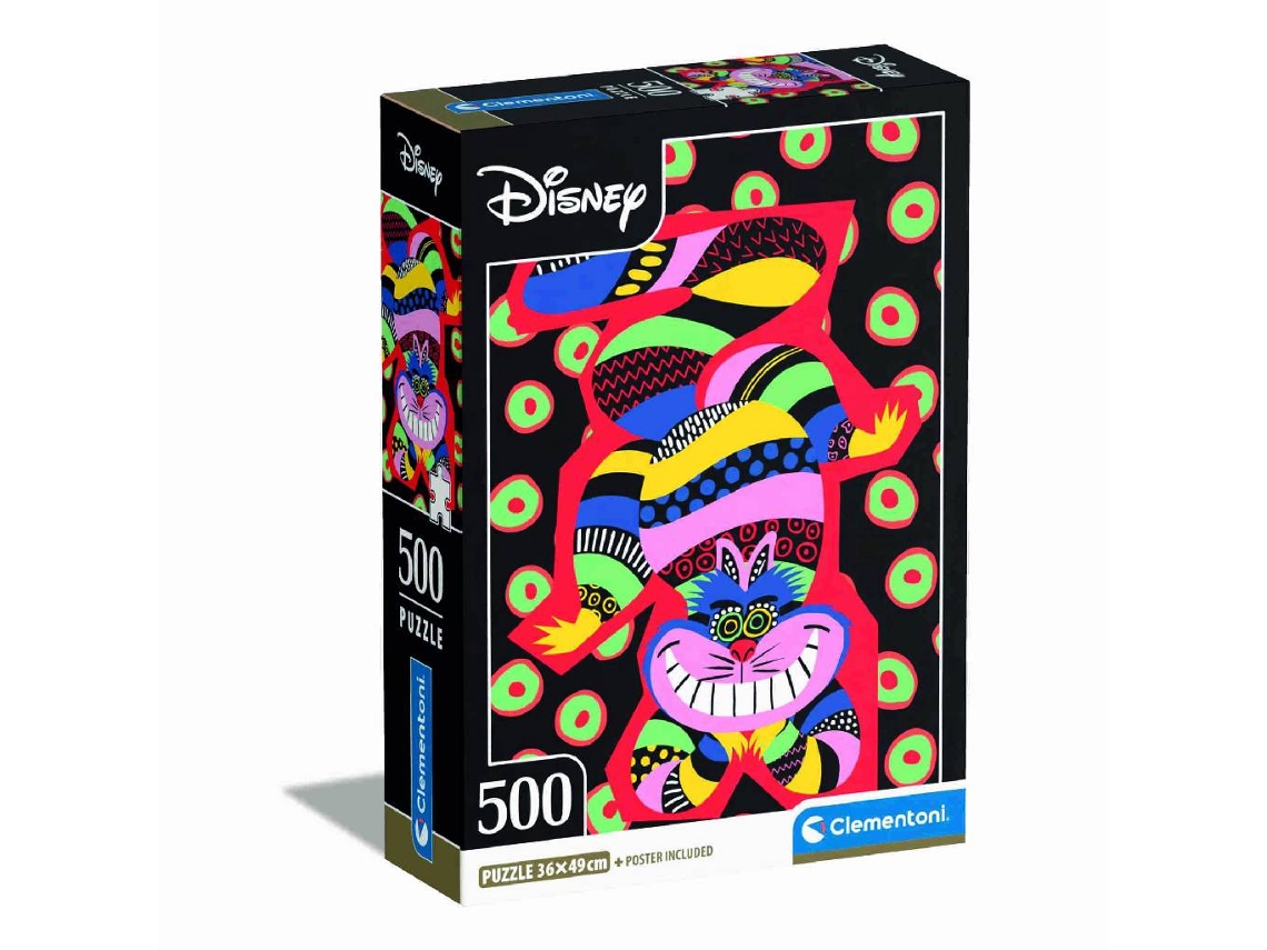 Puzzle Disney Gato Chesire 500 Piezas CLEMENTONI