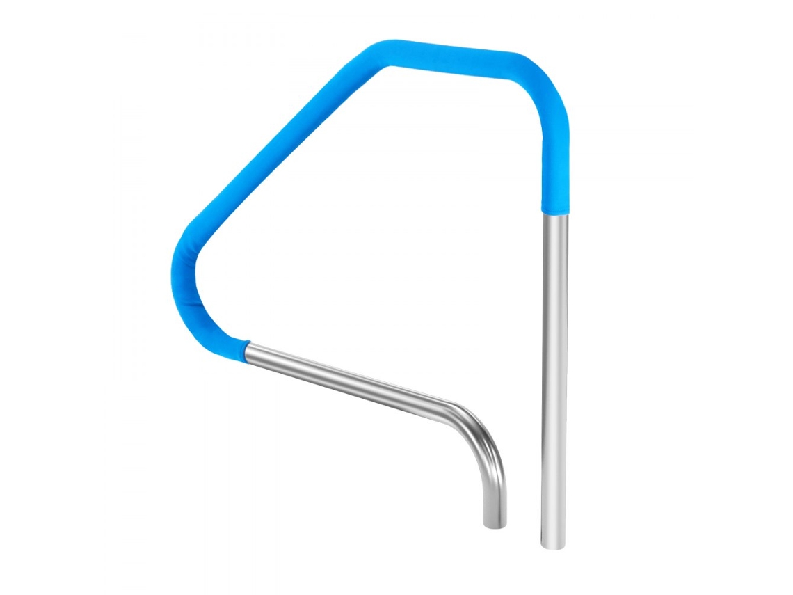 Conjunto de Pasamanos, Rampa y Cadena de Mano para Piscina de 116x93cm en Acero Inoxidable Tekmaquinas