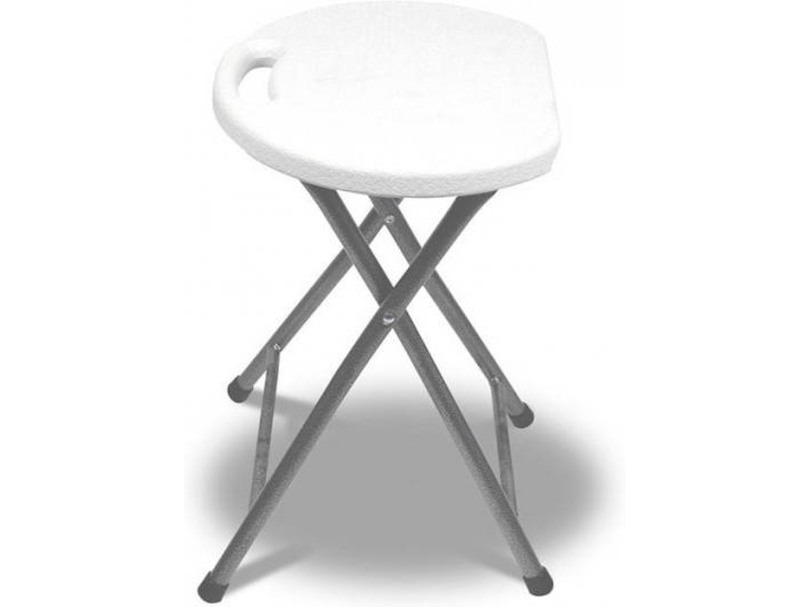 Banco GH91 GARDEN HOUSE GARAGE 91 Dobrável (Branco - Resina - 31x45 cm)