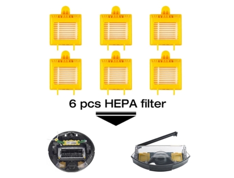 Ad-Kit de accesorios de repuesto para aspiradoras, compatible con Irobot Roomba 700 Series 700 720 750 760, robots de limpieza al vacío