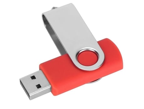 HURRISE Memoria USB Candy Rojo USB Flash Drive Giratorio Almacenamiento Portátil Memory Stick para Tablet PC 4GB