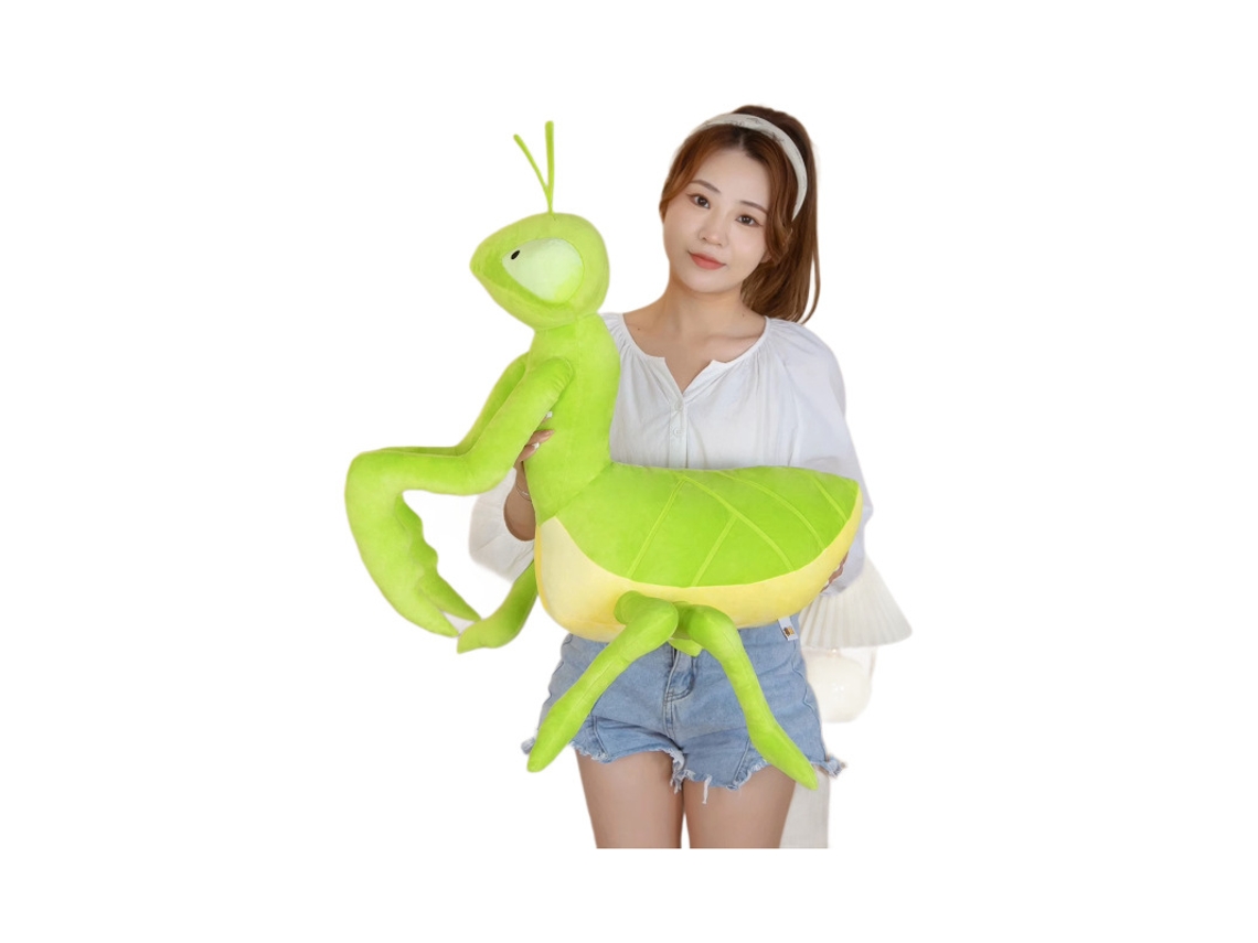 Mantis religiosa de peluche verde, nuevo juguete del mundo animal para niños CHABERLU