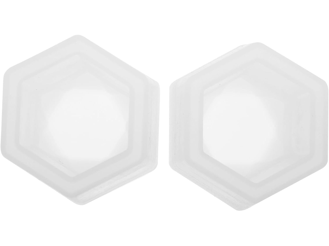 2 moldes de silicona para hacer portalápices, ideales para organizar lápices y escritorios.