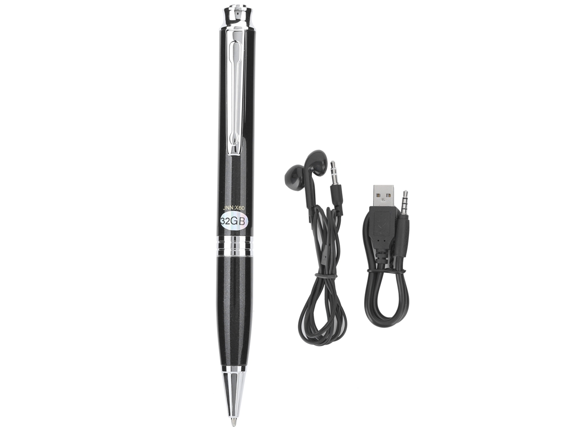 Grabadora De Voz Con Forma De Bolígrafo, Con Reducción De Ruido, Mp3 Hd, 32 Gb, Para Estudiantes.