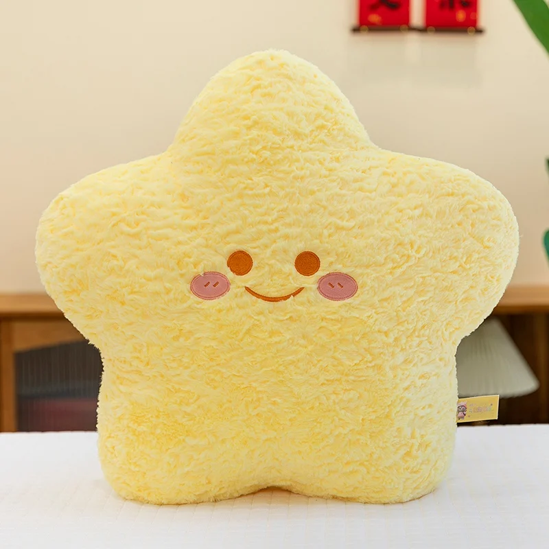 Cojín Decorativo/de Sofá Con Forma De Estrella Para Adultos (amarillo, 50 Cm)