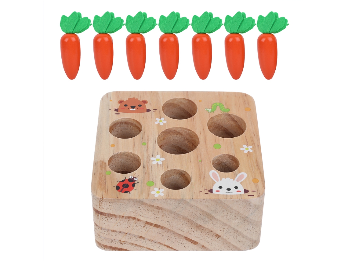 Juguete Educativo De Zanahoria, Juego De Simulación De Emparejamiento Para Bebés, Aprendizaje Temprano.