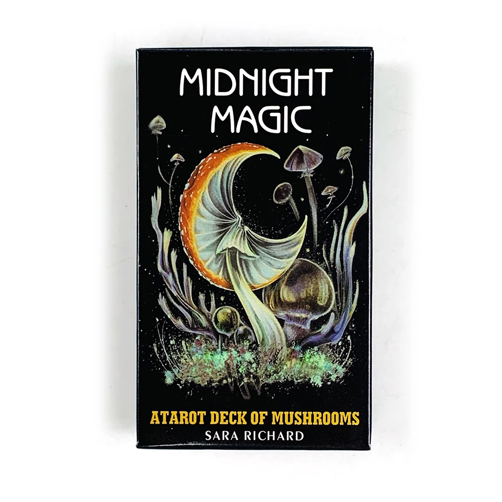 Tarot Cogumelo Mágico Da Meia-noite (78 Cartas) - Cartas Oráculo (versão Em Inglês)